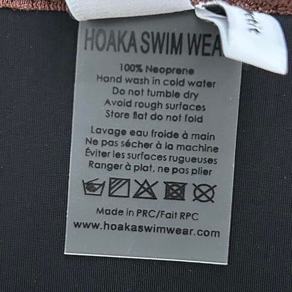 Hoaka brown neoprene swimwear bikini bottoms - Picture 5 of 6